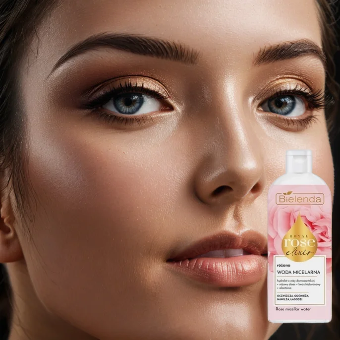 Bielenda Royal Rose Elixir Różana Woda Micelarna Demakijaż Twarz 400ml