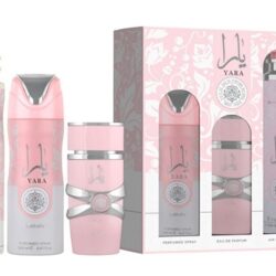 ZESTAW LATTAFA YARA WODA PERFUMOWANA 100ML SPRAY 200ML AIR FRESHENER 300ML