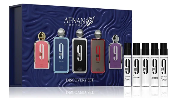 Zestaw AFNAN 9 Series Discovery Set 5x 2ml Woda Perfumowana Unisex