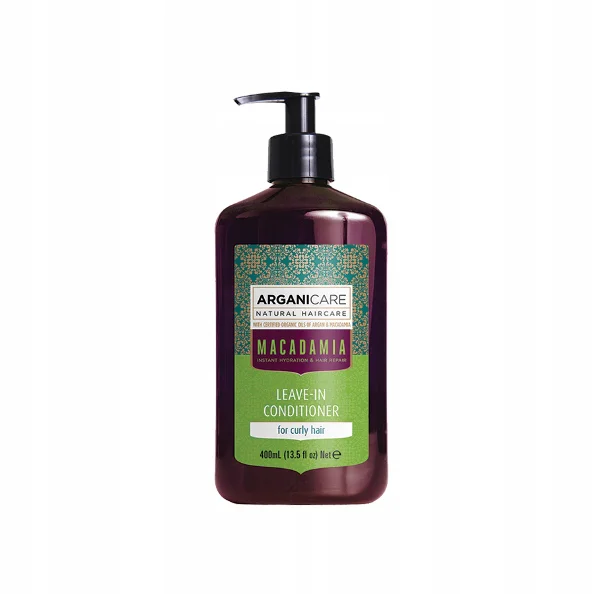 Arganicare Macadamia Odżywka Do Włosów Leave In Curly Hair 400ml