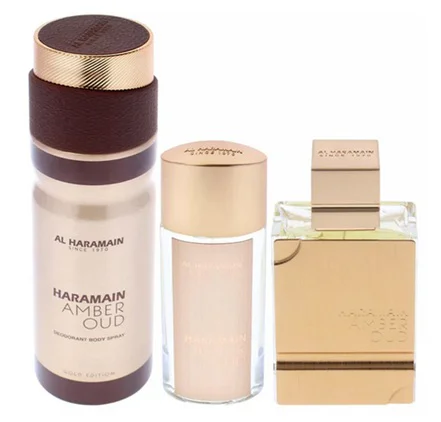 Zestaw Al Haramain Amber Oud Gold Edition Extreme 75ml EDP 30ml EDP Deo 200