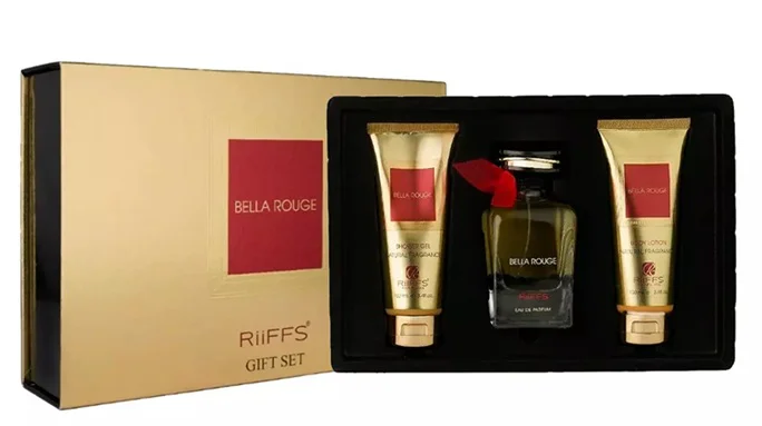 Zestaw Riiffs Bella Rouge 100ml EDP Żel Pod Prysznic 100ml Balsam 100ml