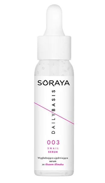Soraya Snail Wygładzająco Ujędr. Serum Do Twarzy Ze Śluzem Ślimaka 30ml