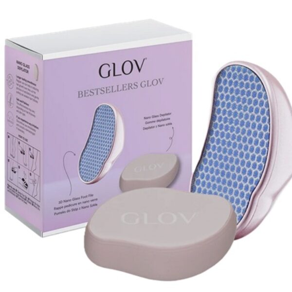 ZESTAW GLOV PUMEKS DO STÓP Z NANO SZKŁA I DEPILATOR Z NANO SZKŁA
