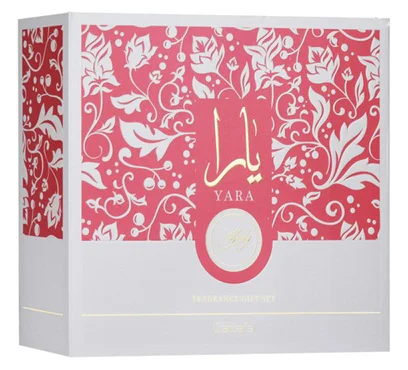 Zestaw Lattafa Yara Candy 100ml EDP 12ml EDP Mgiełka Do Włosów 50ml