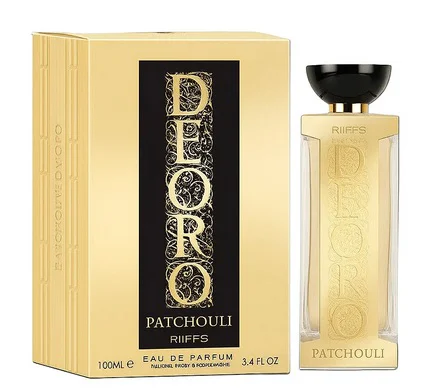 Riiffs Deoro Patchouli 100ml Woda Perfumowana Unisex Perfumy Arabskie