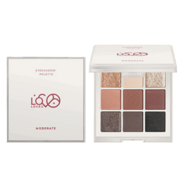 LOVRO MODERATE EYESHADOW PALETA CIENI DO POWIEK 8G