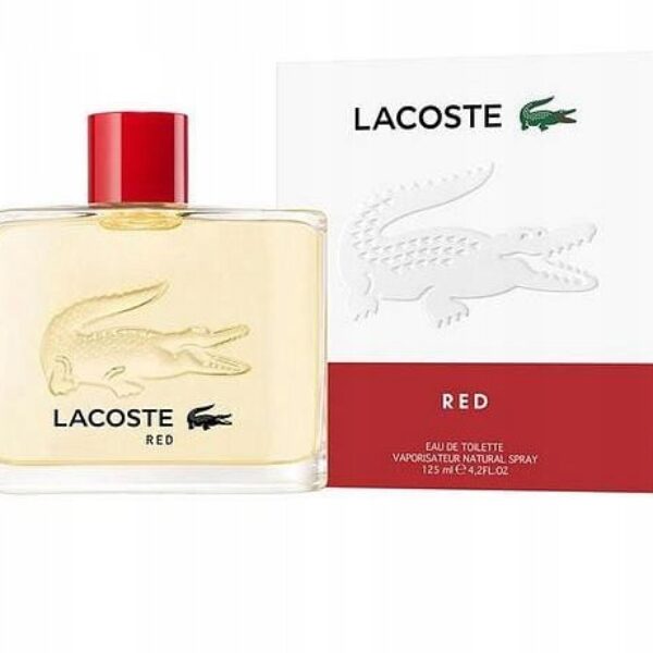 LACOSTE RED 125ML WODA TOALETOWA DLA MĘŻCZYZN PERFUMY MĘSKIE