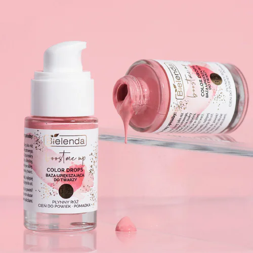 Bielenda Boost Me Up Color Drops Baza Upiększająca Do Twarzy 3w1 15ml