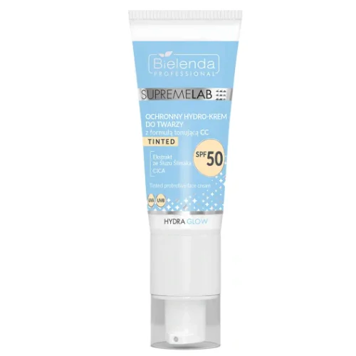 Bielenda Supremelab Hydra Glow Krem Do Twarzy Cc SPF50 Tinted 40ml