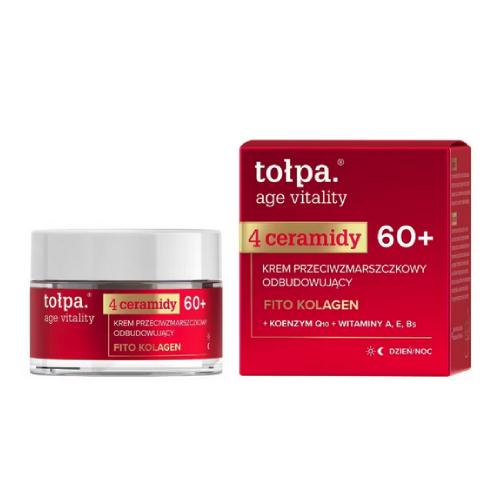 TOŁPA AGE VITALITY KREM DO TWARZY PRZECIWZMARSZCZKOWY ODBUDOWUJĄCY 60+ 50ML