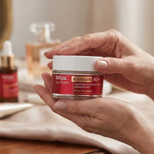 Tołpa Age Vitality Krem Do Twarzy Przeciwzmarszczkowy Odbudowujący 60+ 50ml