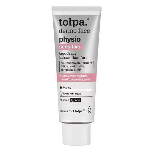 TOŁPA DERMO FACE PHYSIO SENSITIVE ŁAGODZĄCY BALSAM-KOMFORT DO TWARZY 40ML