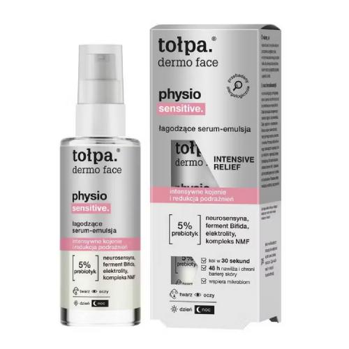 TOŁPA DERMO FACE PHYSIO SENSITIVE ŁAGODZĄCE SERUM-EMULSJA DO TWARZY 45ML