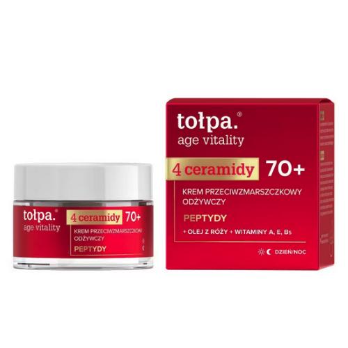 TOŁPA AGE VITALITY KREM DO TWARZY PRZECIWZMARSZCZKOWY ODŻYWCZY 70+ 50ML