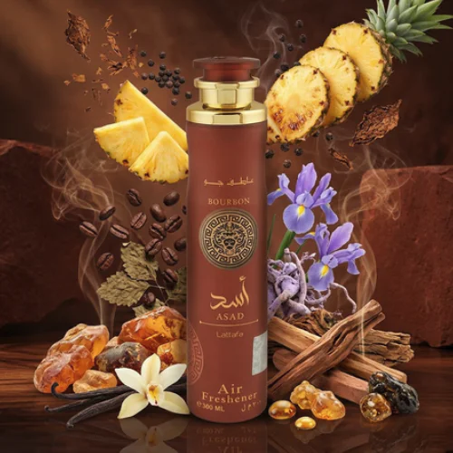 Lattafa Air Freshener Asad Bourbon 300ml Odświeżacz Powietrza