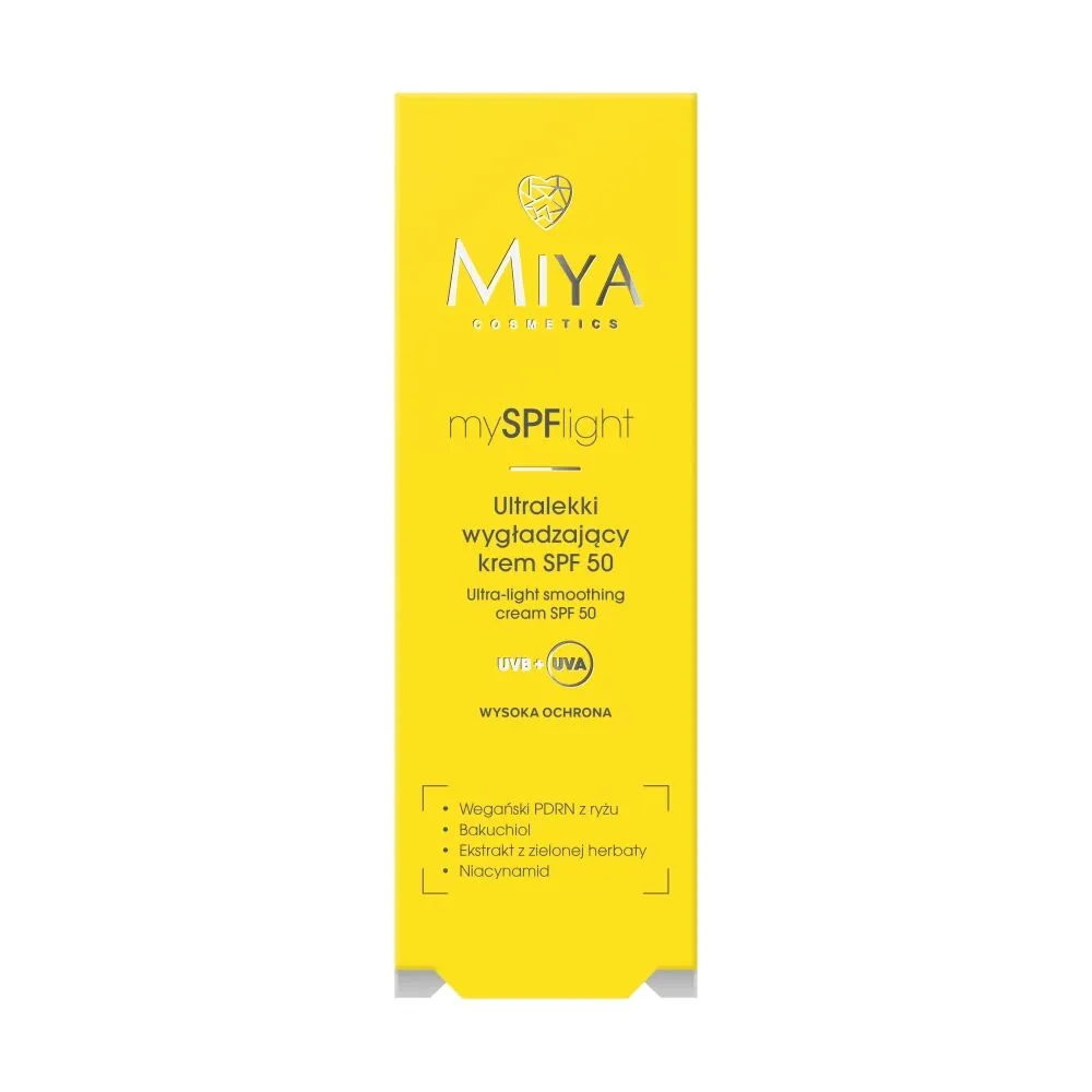 Miya Myspflight Ultralekki Wygładzający Krem Do Twarzy Pdrn SPF50