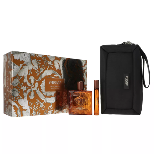 ZESTAW VERSACE EROS NAJIM PARFUM 100ML + PARFUM 10ML + POUCH DLA MĘŻCZYZN