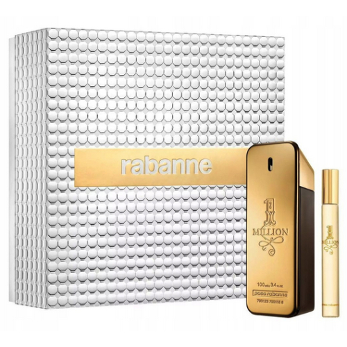ZESTAW PACO RABANNE 1 MILLION 100MLWODA TOALETOWA 10ML WODA TOALETOWA MĘSKA