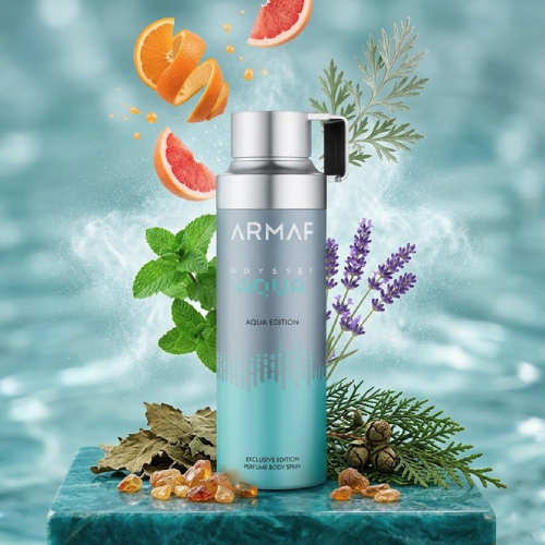 ARMAF ODYSSEY AQUA BODY SPRAY 200ML DEZODORANT PERFUMOWANY DLA MĘŻCZYZN