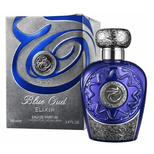 Lattafa Blue Oud Elixir 100ml EDP Woda Perfumowana Unisex Damska Męska