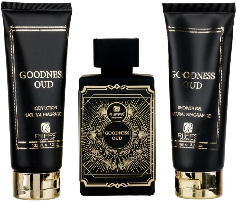 Zestaw Riiffs Goodness Oud 100ml EDP Żel Pod Prysznic 100ml Balsam 100ml