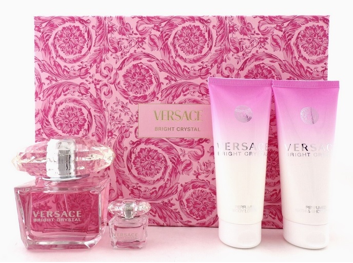 Zestaw Versace Bright Crystal 90ml+żel 100ml+balsam 100ml+woda Toletowa 5ml