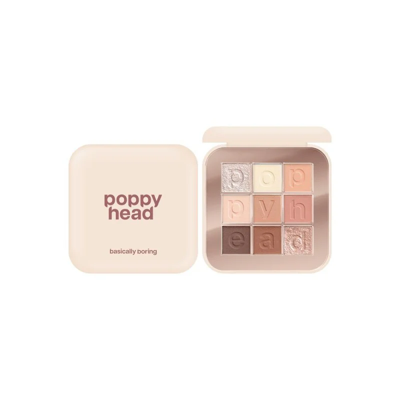 Poppy Head Eyeshadow Palette Basically Boring 5 g paleta cieni do powiek nude