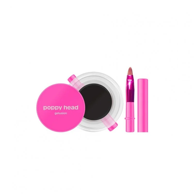 Poppy Head Gelusion Eyeliner 01 Darkspell 5 g eyeliner w żelu z pędzelkiem czarny