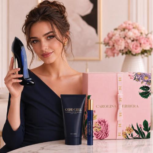 Zestaw Carolina Herrera Good Girl 80ml EDP 10ml EDP Balsam Do Ciała 100ml