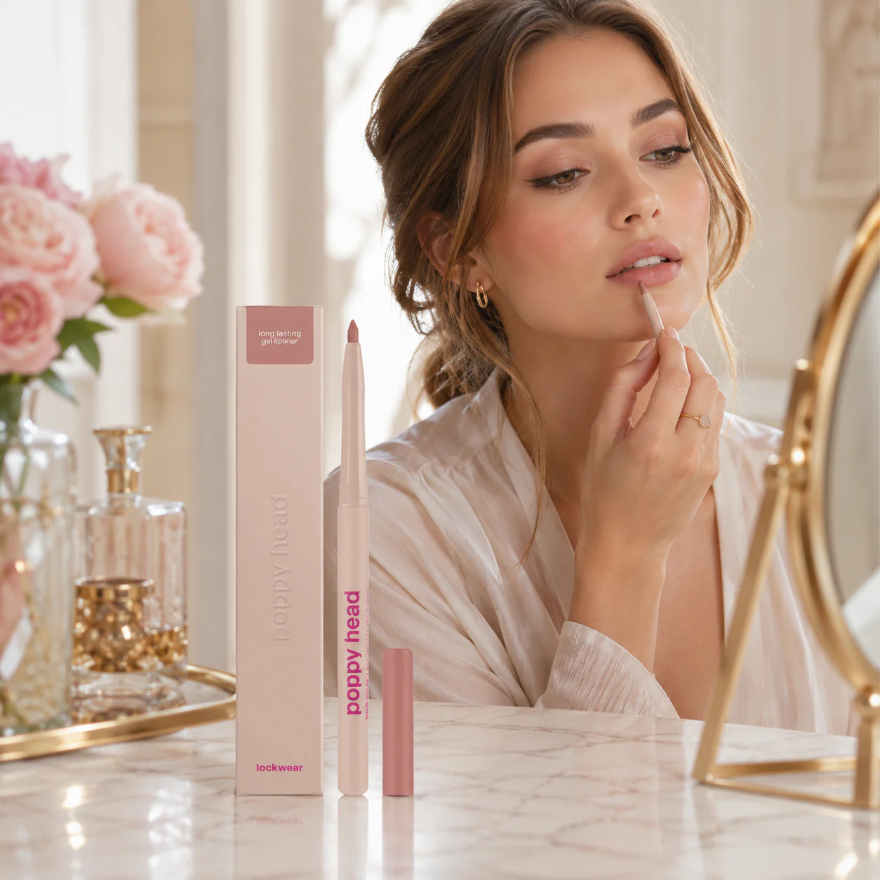POPPY HEAD ŻELOWA KONTURÓWKA DO UST 02 BLUSH HOUR