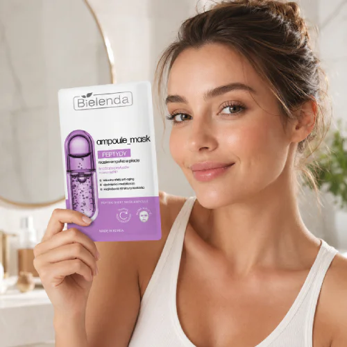 Bielenda Ampule Mask Peptydy Maska-Ampułka W Płacie Do Twarzy 8G
