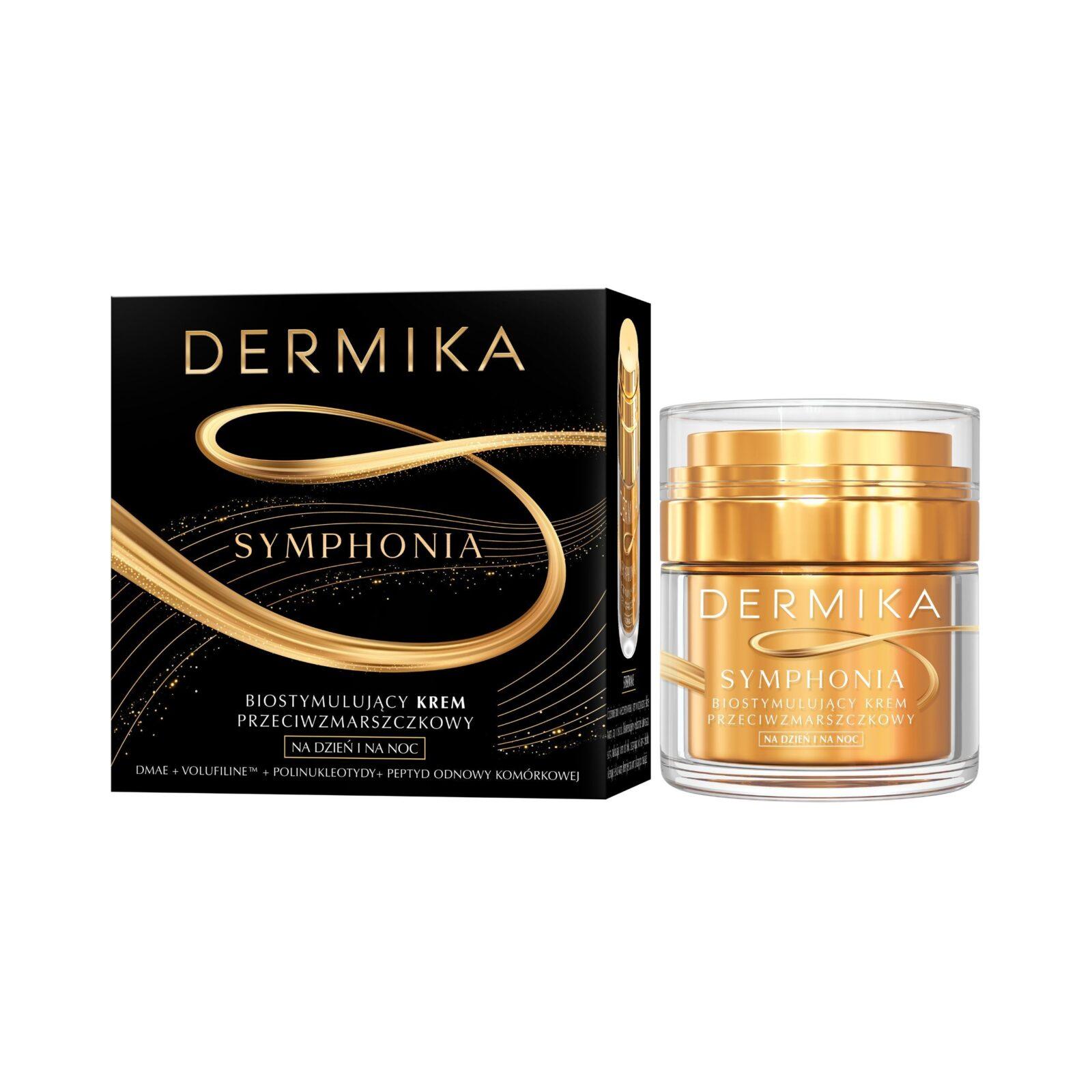 Dermika Symphonia 50 ml biostymulujący krem przeciwzmarszczkowy na dzień i na noc