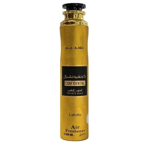 Lattafa Confidential Private Gold Odświeżacz Powietrza 300ml
