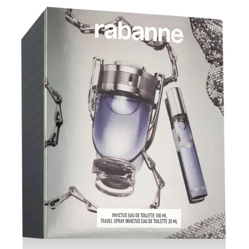 ZESTAW PACO RABANNE INVICTUS 100ML EDT + 20ML WODA TOALETOWA MĘSKA