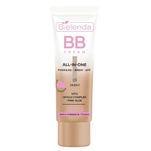Bielenda BB Cream SPF15 skóra mieszana tłusta 01 30G
