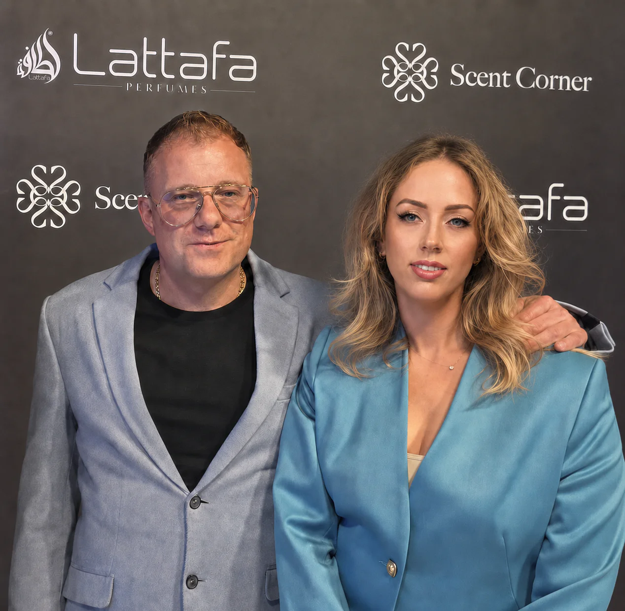 Żaneta i Krystian, założyciele Indizio, na premierze marki Lattafa Perfumes