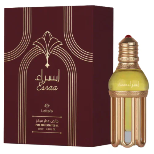 Lattafa Esraa Pure Concentrated Oil 20ml Perfumowany Olejek Unisex