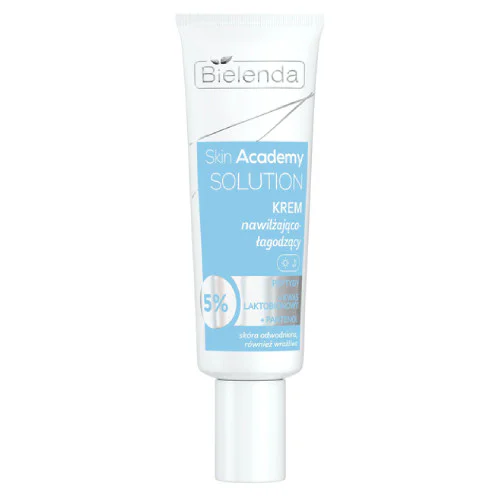 Bielenda Skin Academy Krem do twarzy nawilżająco łagodzący 5% peptydy 50ml