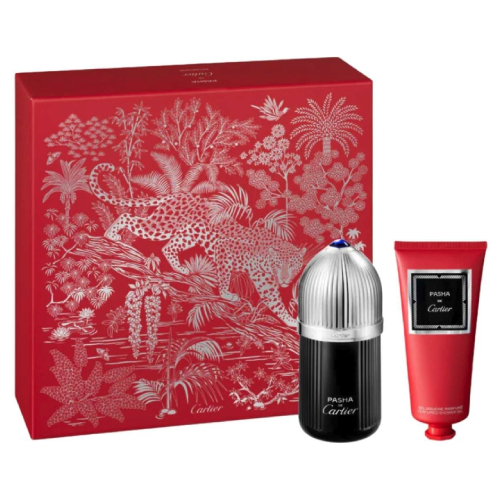 Zestaw Cartier Pasha Noire 100ml Woda Toaletowa Żel Pod Prysznic 100ml