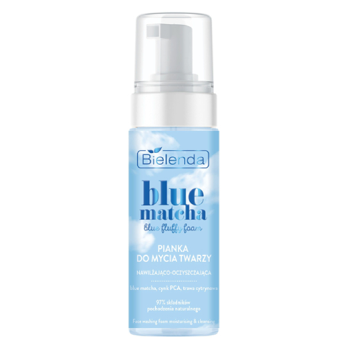 Bielenda Blue Matcha Pianka Do Mycia Twarzy Nawilżająco Oczyszczająca 150ml