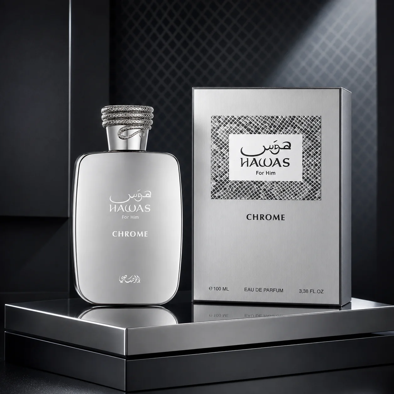 Rasasi Hawas Chrome 100 ml EDP woda perfumowana dla mężczyzn