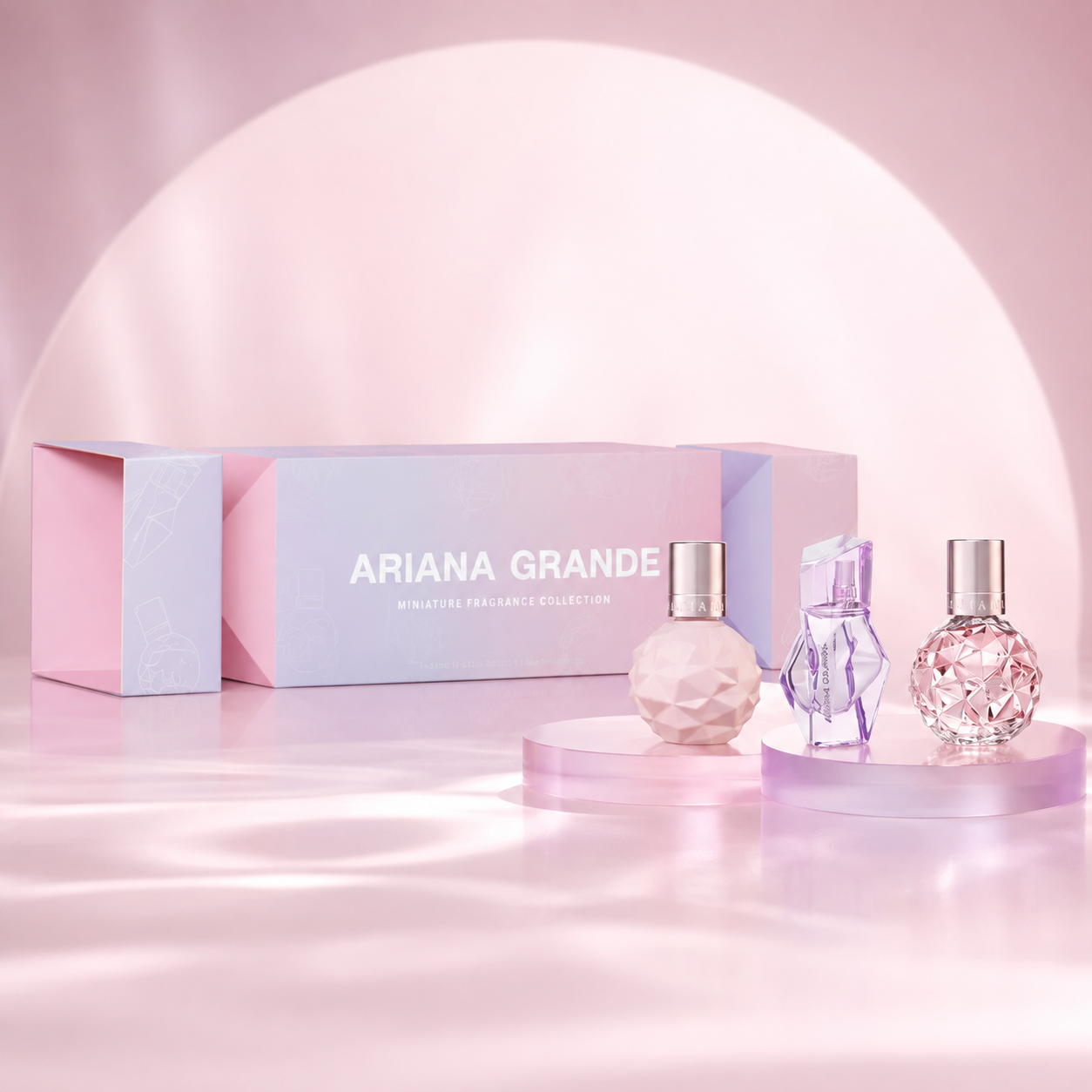 Ariana Grande Trio Gift Set Ari + Sweet Like Candy + R.E.M. zestaw miniatur perfum