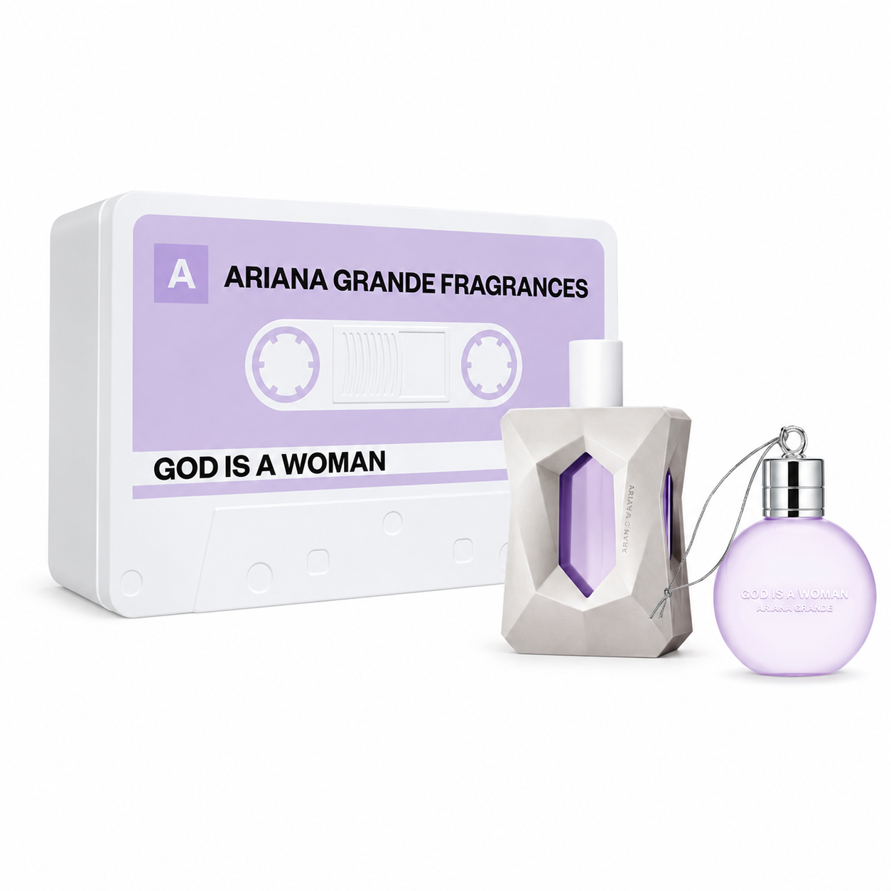 Ariana Grande God Is A Woman zestaw prezentowy woda perfumowana 30 ml + żel pod prysznic 75 ml