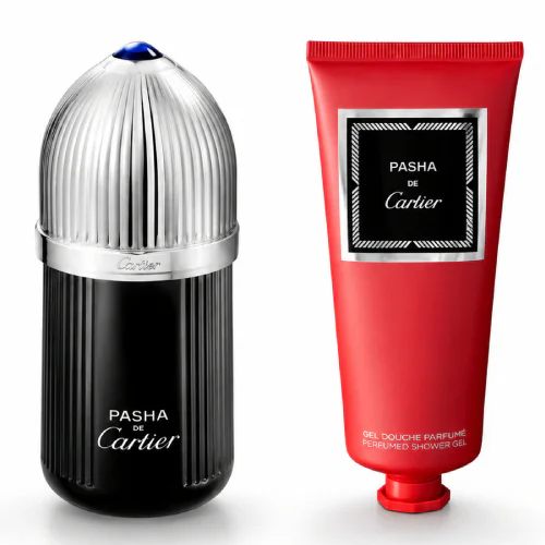 Zestaw Cartier Pasha Noire 100ml Woda Toaletowa Żel Pod Prysznic 100ml