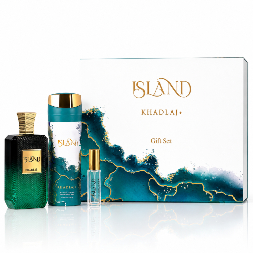 Zestaw Khadlaj Island Extrait Woda Perfumowana 100ml +8ml Dezodorant 200ml
