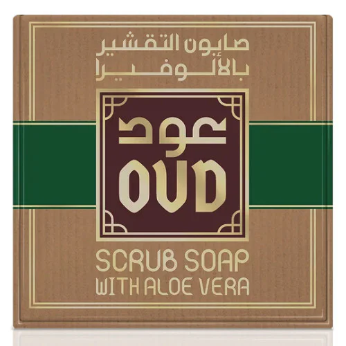 Oud Luxury Scrub Mydło Peelingujące Z Aloesem Z Dubaju 125g