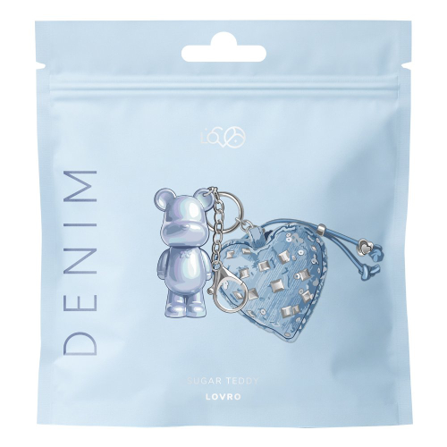 Lovro Denim Sugar Teddy Błyszczyk do ust z drobinkami 01 Heart Drop