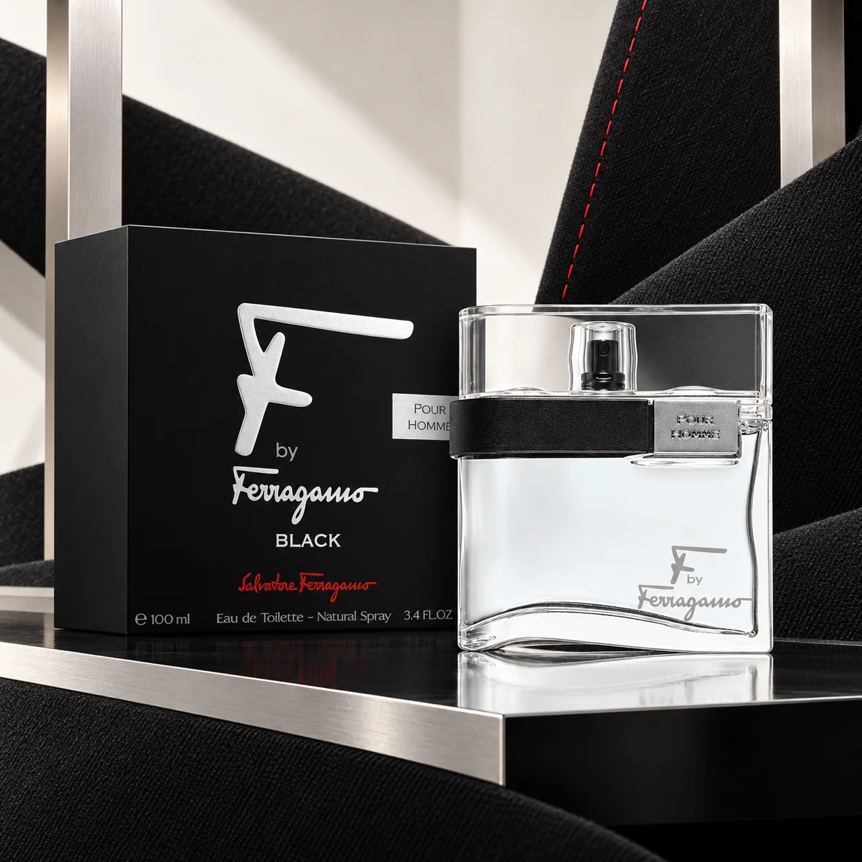 Salvatore Ferragamo F by Ferragamo Black 100 ml woda toaletowa dla mężczyzn