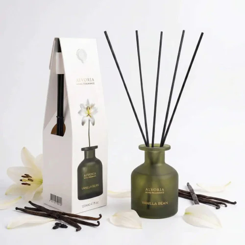 Alvoria Vanilla Bean 120ml Patyczki Zapachowe Dyfuzor Zapachowy
